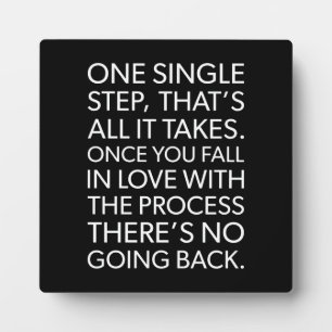 Success and Gym Motivational Plaque