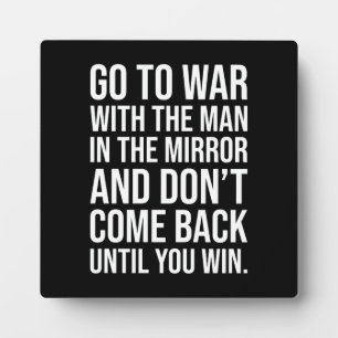 Success and Gym Motivational Plaque