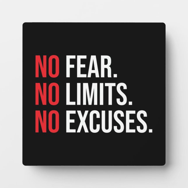Success and Gym Motivational Plaque (Front)