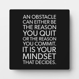 Success and Gym Motivational Plaque