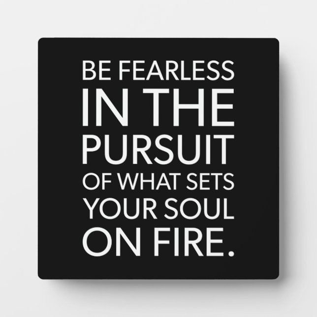 Success and Gym Motivational Plaque (Front)