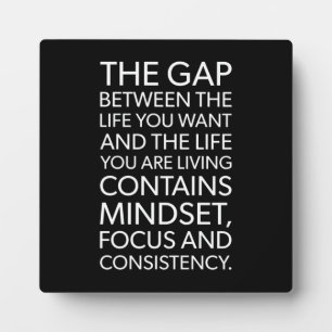 Success and Gym Motivational Plaque