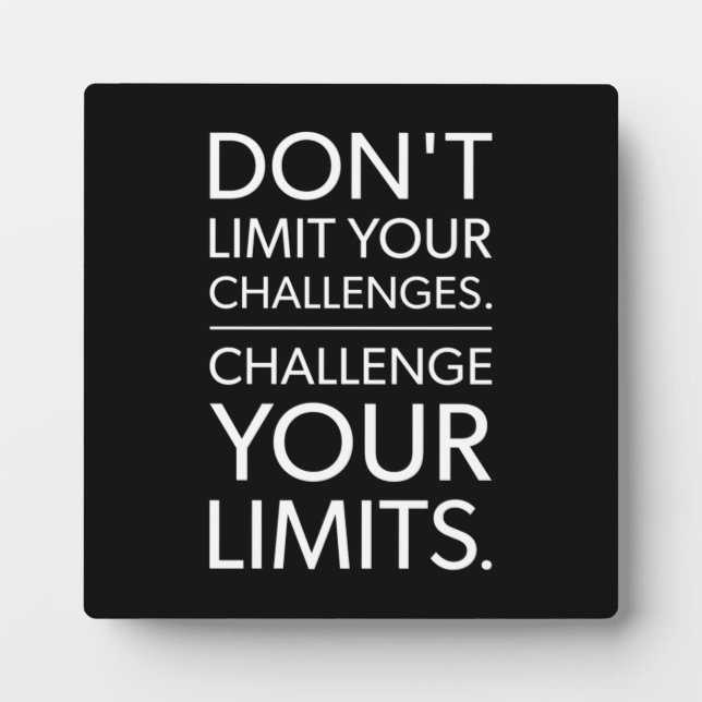 Success and Gym Motivational Plaque (Front)