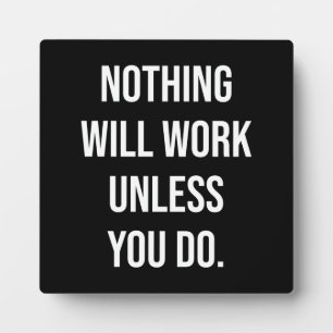 Success and Gym Motivational Plaque