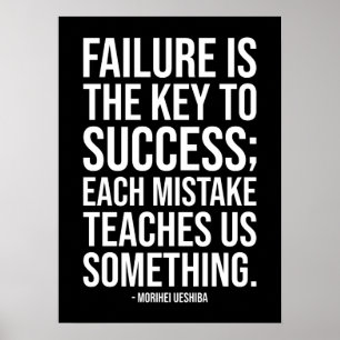 Success and Gym Motivational Poster