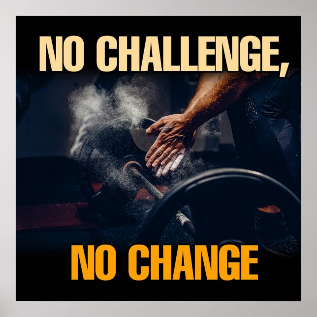 Success and Gym Motivational Poster (Front)