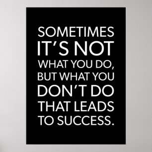 Success and Gym Motivational Poster