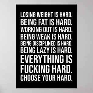 Success and Gym Motivational Poster