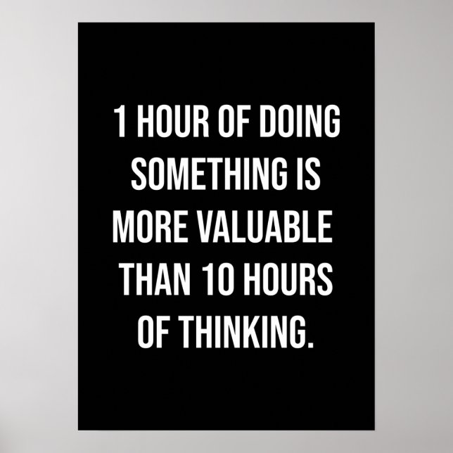 Success and Gym Motivational Poster (Front)