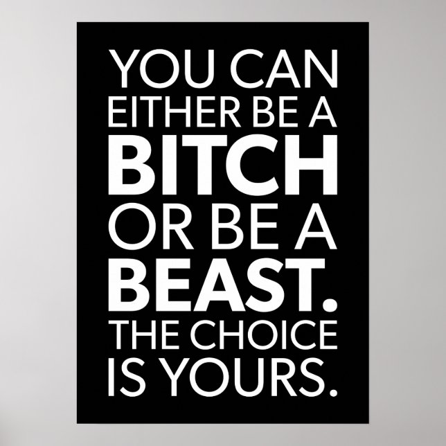 Success and Gym Motivational Poster (Front)