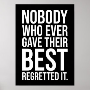 Success and Gym Motivational Poster