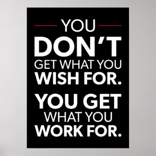 Success and Gym Motivational Poster