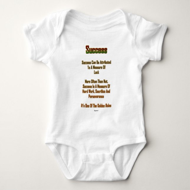 Success Baby Bodysuit (Front)