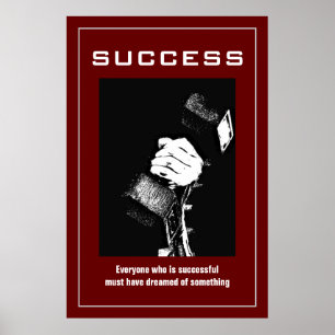 Success Bodybuilding Training Motivational Poster