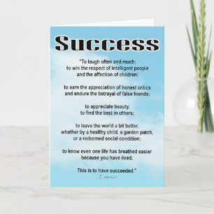 Success Card