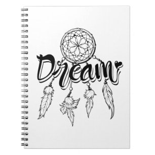 Success Dreams Attitude Dreamcatcher Motivational Notebook