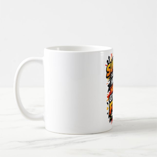 Success Fighter Quote Coffee Mug (Left)