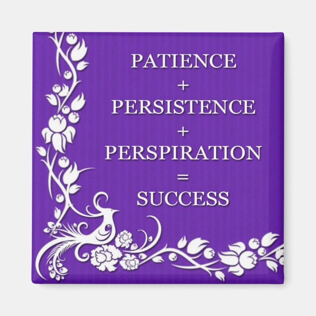 Success formula-Motivating messages magnet (Front)