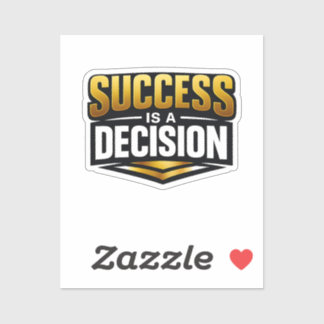 Success Gold Typography on Black