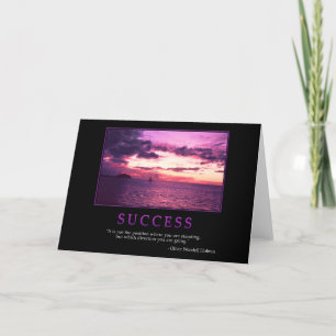 Success Greeting Card