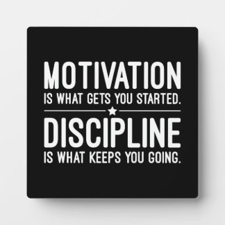 Success, Hustle, Grind and Gym Motivational  Plaque