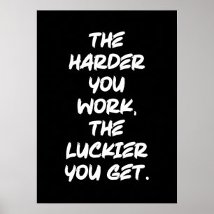 Success, Hustle, Grind and Gym Motivational Poster