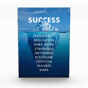 Success Iceberg Hard Work Photo Block