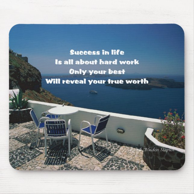 Success in life mouse pad (Front)