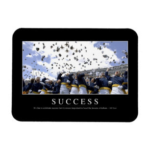 Success: Inspirational Quote Magnet