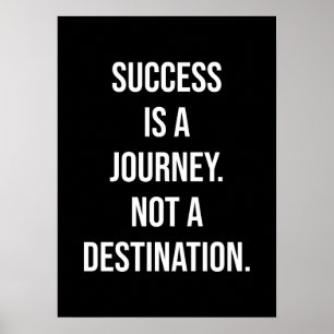 Success Is A Journey - Gym, Hustle, Success Poster