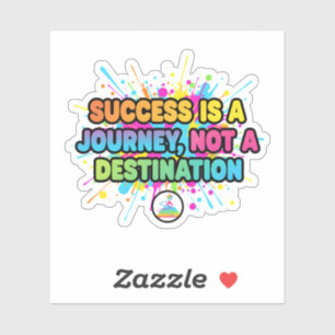 Success Is a Journey Motivational Quote Design