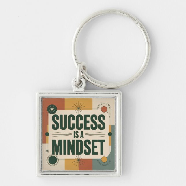 Success Is A Mindset Key Ring (Front)
