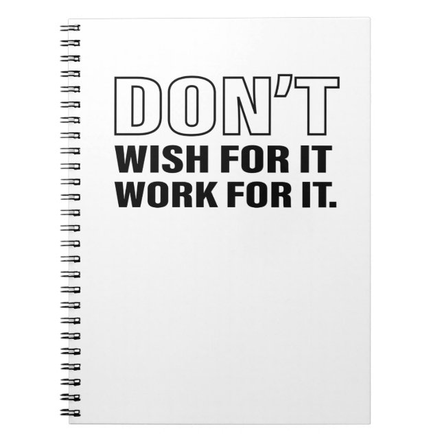 Success Life Tips Quote Art Cool Text Graphic Notebook (Front)
