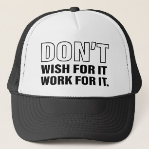 Success Life Tips Quote Art Cool Text Graphic Trucker Hat