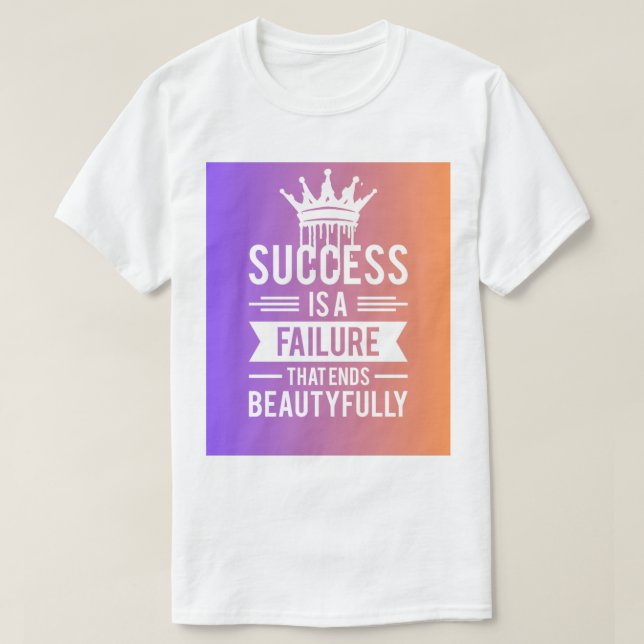 Success Mindset T-Shirt – Motivational Quote Shirt (Design Front)