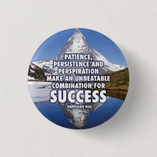 SUCCESS - Motivational 3 Cm Round Badge