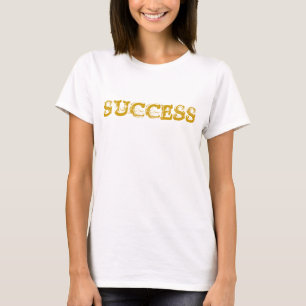 Success Motivational Gold Dust T-Shirt