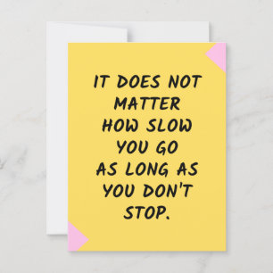 Success Motivational / Inspirational Quote Postcard