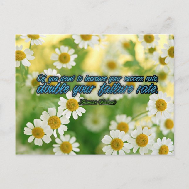 Success Motivational Postcard (Front)