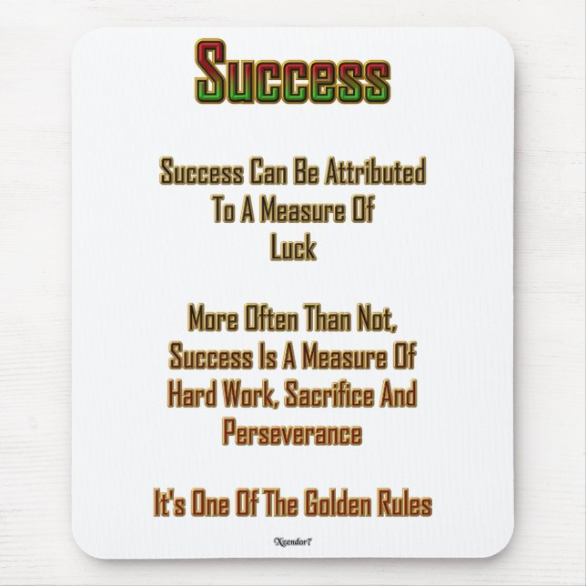 Success Mouse Pad (Front)