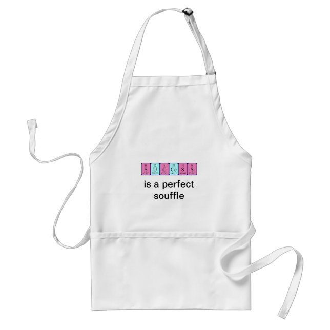 Success periodic table name apron (Front)