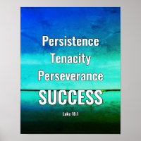 SUCCESS | Persist Persevere | Scripture AQUA