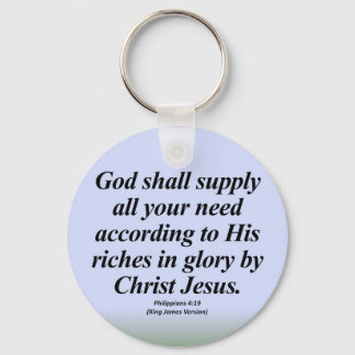 Success Philippians 4:19 Abbrev Key Ring