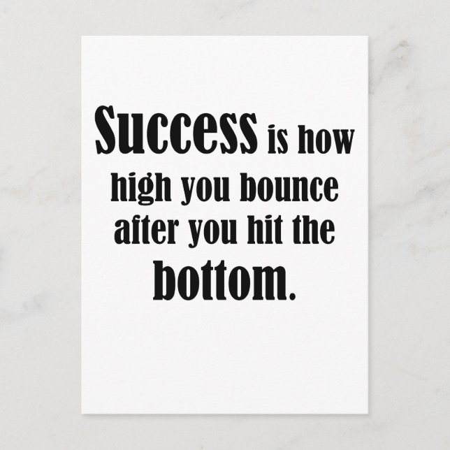 Success Postcard (Front)