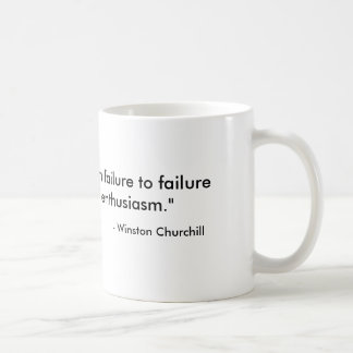 Success quote Churchill Coffee Mug