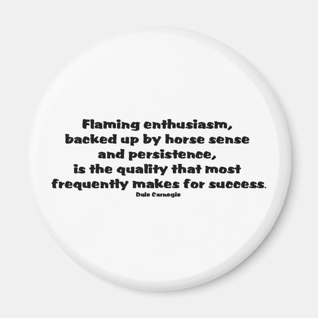 Success Quote Magnet (Front)