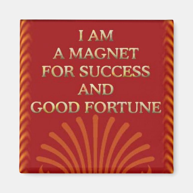 Success-Self affirmation statement Magnet (Front)