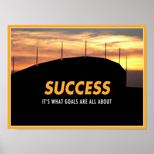 Success Through Goals Poster (Front)