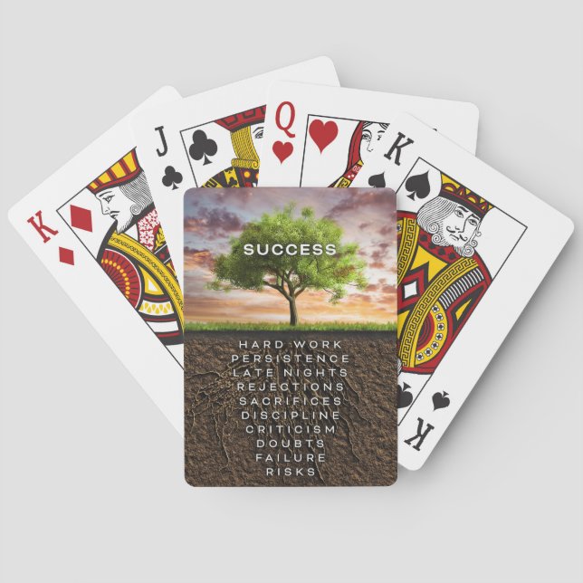 Success Tree Playing Cards (Back)