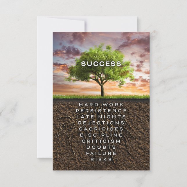 Success Tree RSVP Card (Front)